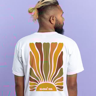 Nome do produtoCamiseta Unissex Oversized Sun Waves