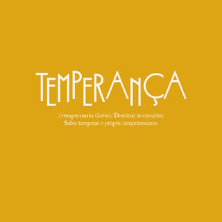 Nome do produto Temperança (Unissex)