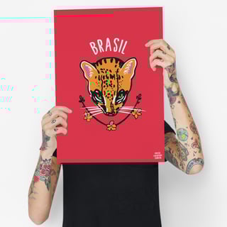 Nome do produto Poster Brasil Maracajá