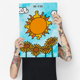 Nome do produto Poster O Sol