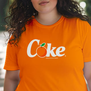 Camiseta Coca Laranja