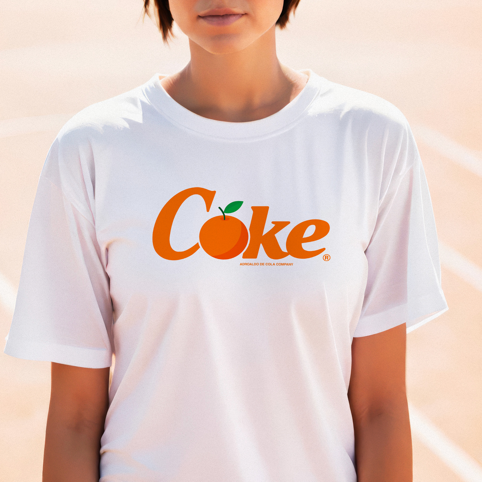 Camiseta Coca Laranja