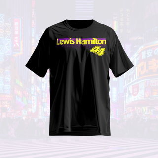 Nome do produto Camiseta Lewis Hamilton Tokyo Nights