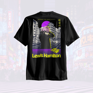 Nome do produto Camiseta Lewis Hamilton Tokyo Nights