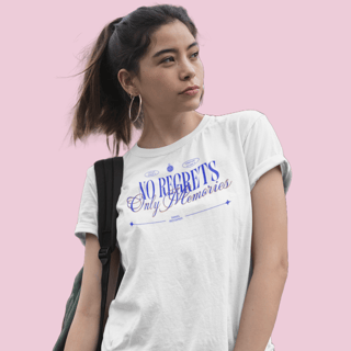 Nome do produto Camiseta DR3 NO REGRETS Feminino