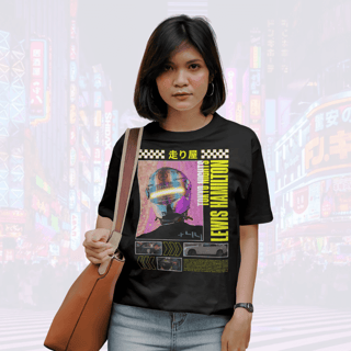 Nome do produto Camiseta Lewis Hamilton Drift King Feminina