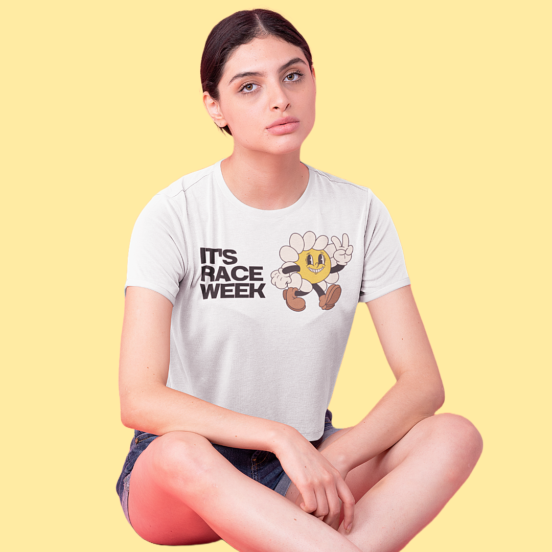 Camiseta Cropped Race Week