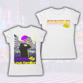 Nome do produto Camiseta Lewis Hamilton Tokyo Nights Feminina