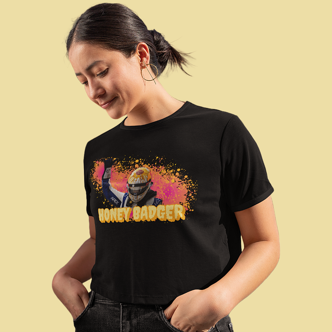 Camiseta Cropped Honey Badger