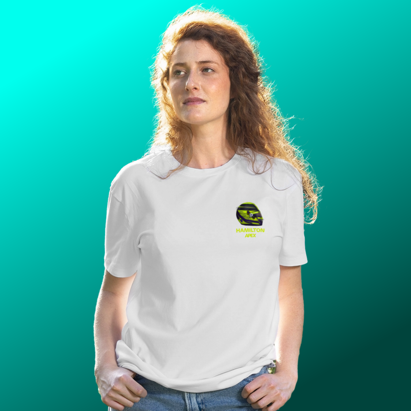 Camiseta Hamilton #44 Feminina