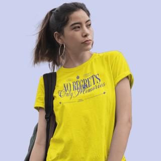Nome do produto Camiseta DR3 NO REGRETS Feminino