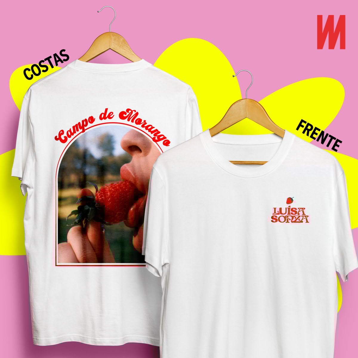 Nome do produto: Tee Campo de Morango Plus Size