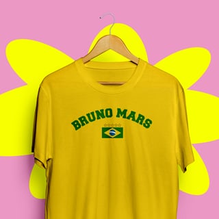Nome do produto Tee Bruno Brasil Amarela