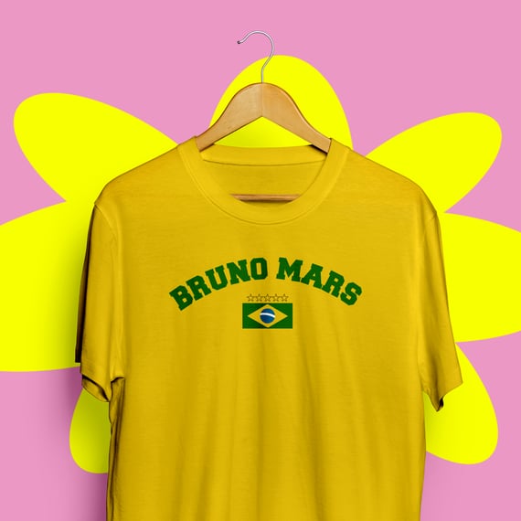 Tee Bruno Brasil Amarela