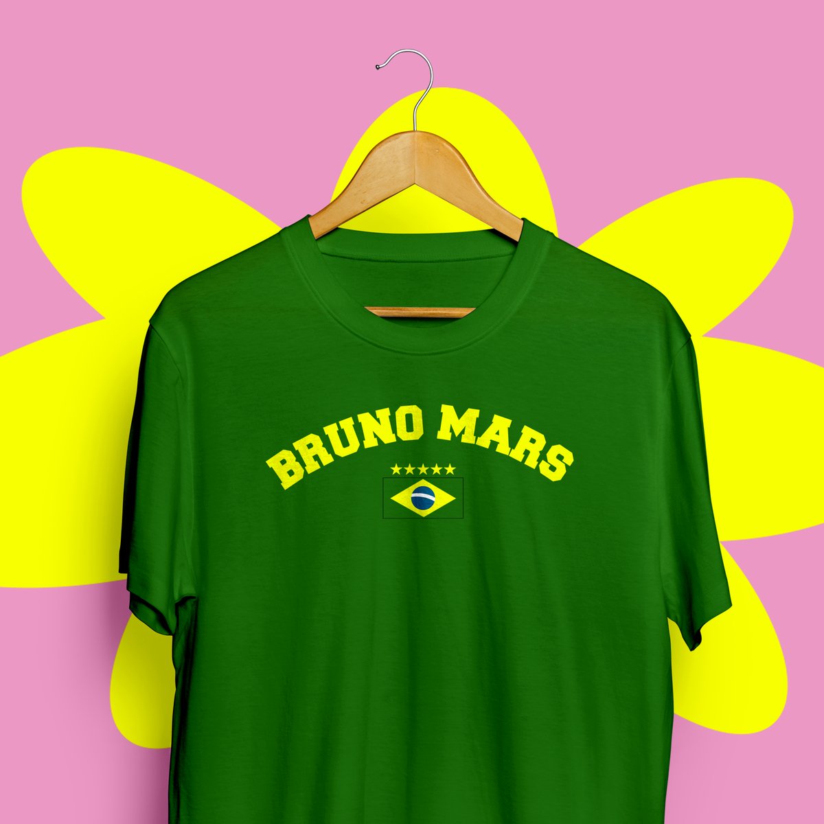 Nome do produto: Tee Bruno Brasil Verde