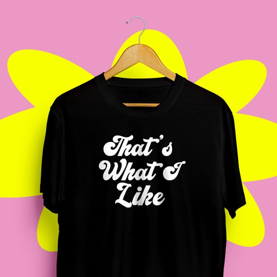 Tee Thats What I Like White Plus Size