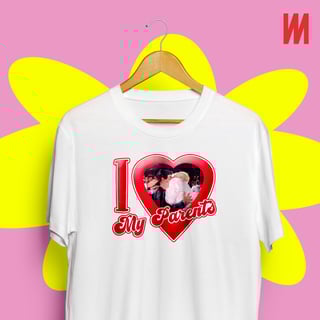 Nome do produto Tee I Love My Parents