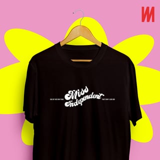 Nome do produto Tee Miss Independent Plus Size