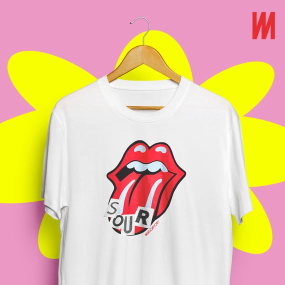 Tee Sour Tongue Plus Size