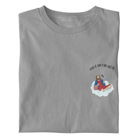 Camiseta Jesus Vê Tudo