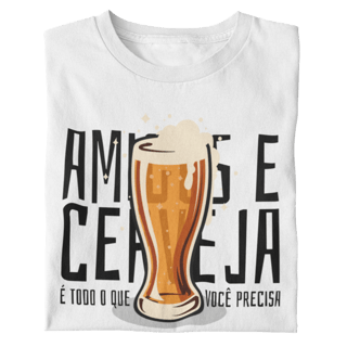 Camiseta Amigos e Cerveja Frente