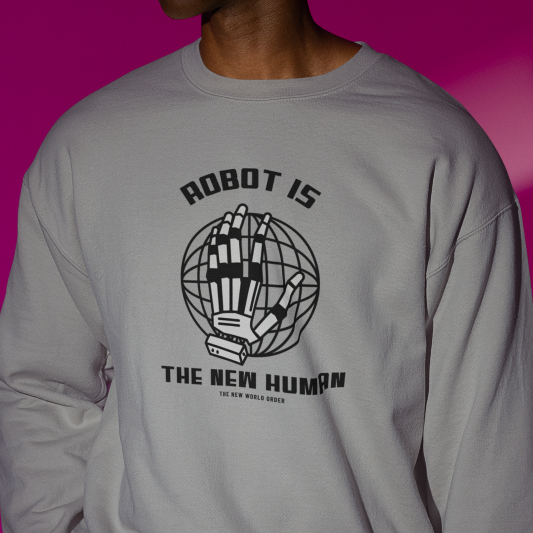 Nome do produto: Moletom Fechado Robot is the new human