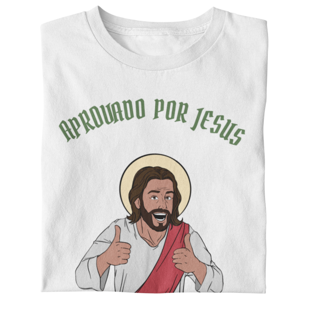 Nome do produto: Camiseta Aprovado por Jesus