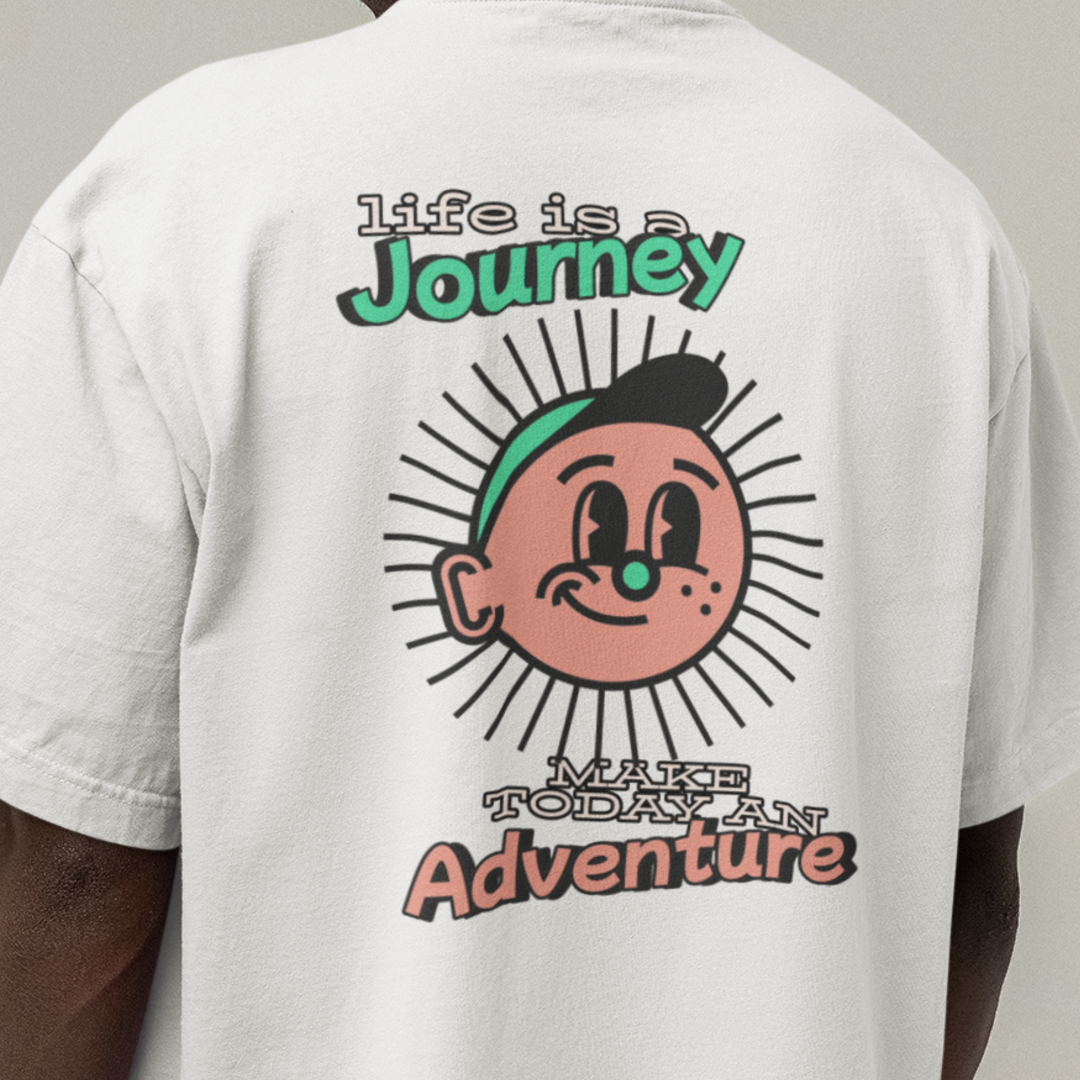 Camiseta Oversized Life is Journey