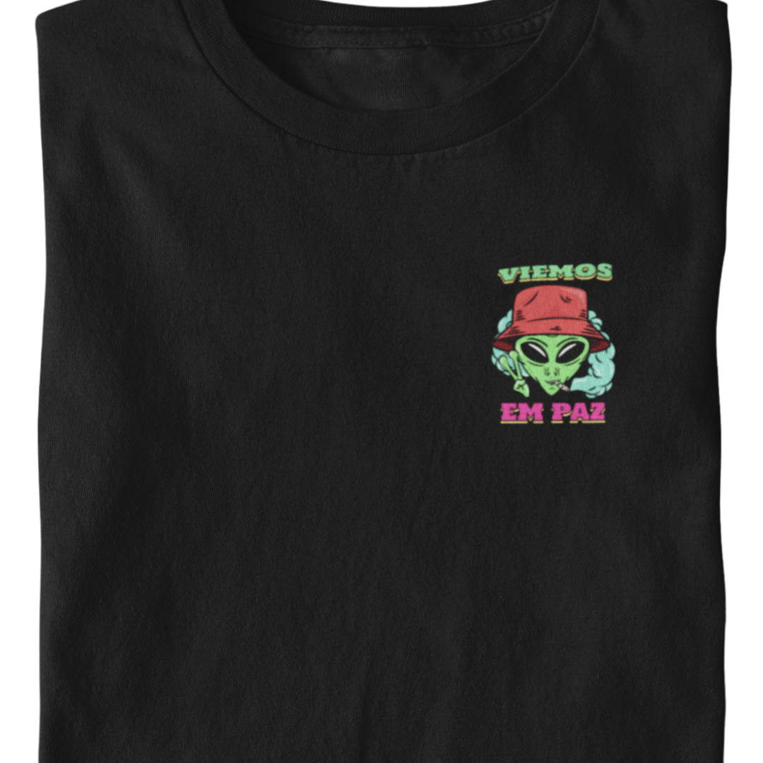 Nome do produto: Camiseta Viemos em Paz