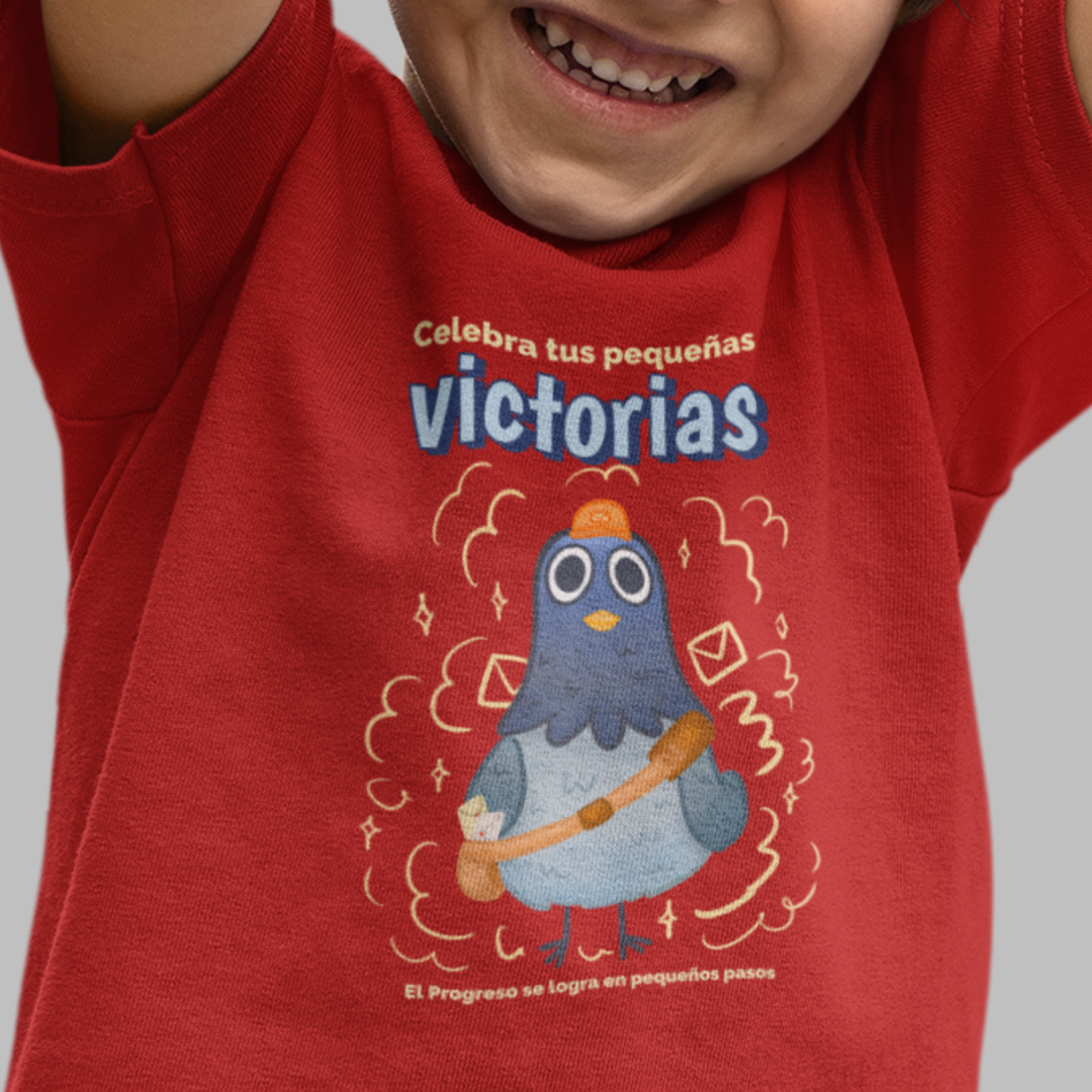 Nome do produto: Camiseta Infantil Pequeñas Victorias