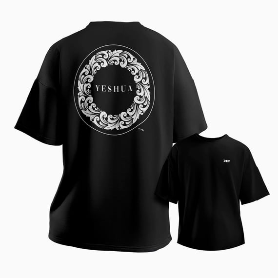Camiseta Oversized Yeshua - Preto