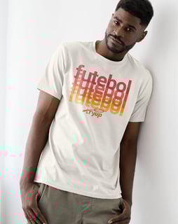 Nome do produto camiseta tryUP .futebol old school // Algodão Pima peruano