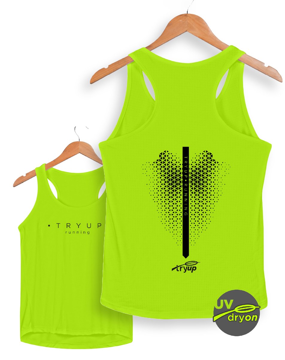 Nome do produto: regata feminina tryUP playup .running I // dryON UV