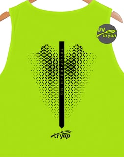 Nome do produto regata tryUP playup .running I // dryON UV