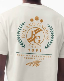 Nome do produto camiseta tryUP .tcourt GS Roland Garros // Algodão Pima peruano