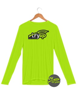 Nome do produto manga longa tryUP playup .running II // dryON UV