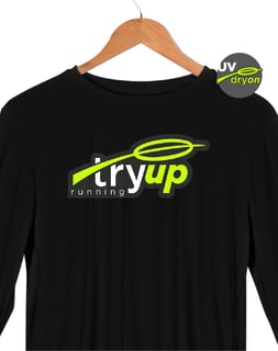 Nome do produto manga longa tryUP playup .running II // dryON UV