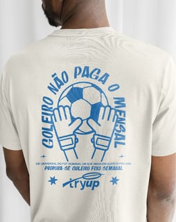 camiseta tryUP .fssc goleiro não paga // Algodão Prime