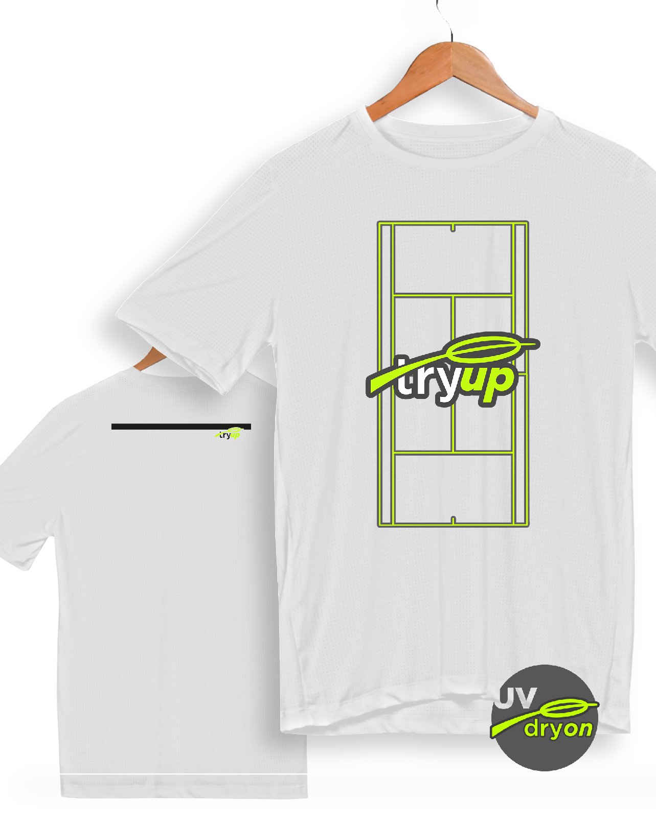 camiseta tryUP playup .tcourt IV // dryON UV