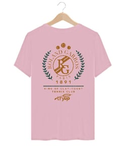 Nome do produto camiseta tryUP .tcourt GS Roland Garros // Algodão Pima peruano