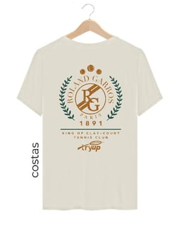 Nome do produto camiseta tryUP .tcourt GS Roland Garros // Algodão Pima peruano
