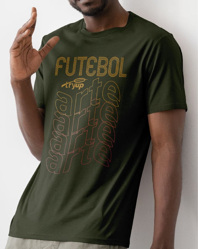 camiseta tryUP .futebol arte III // Algodão Prime