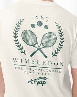 Nome do produto camiseta tryUP .tcourt GS Wimbledon // Algodão Pima peruano