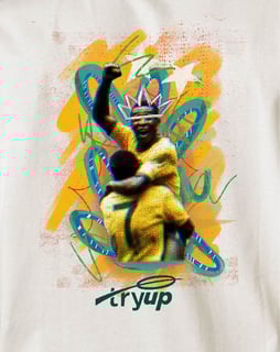 Nome do produto camiseta tryUP .cabra da peste REI E JAIRZIN // Oversized Algodão Prime