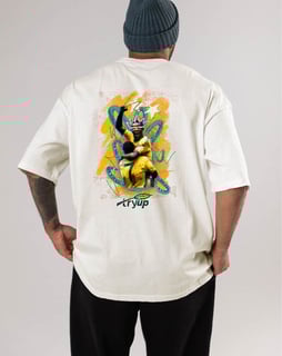 Nome do produto camiseta tryUP .cabra da peste REI E JAIRZIN // Oversized Algodão Prime