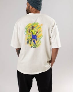 Nome do produto camiseta tryUP .cabra da peste O FENÔMENO // Oversized Algodão Prime