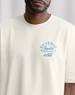 Nome do produto camiseta tryUP .futebol de segunda social clube // Oversized Algodão Prime