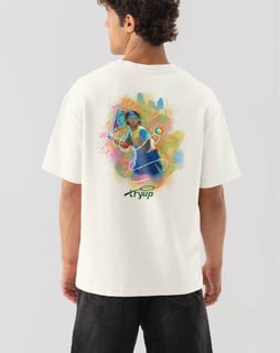 Nome do produto camiseta tryUP .cabra da peste GUGA N1 // Oversized Algodão Prime