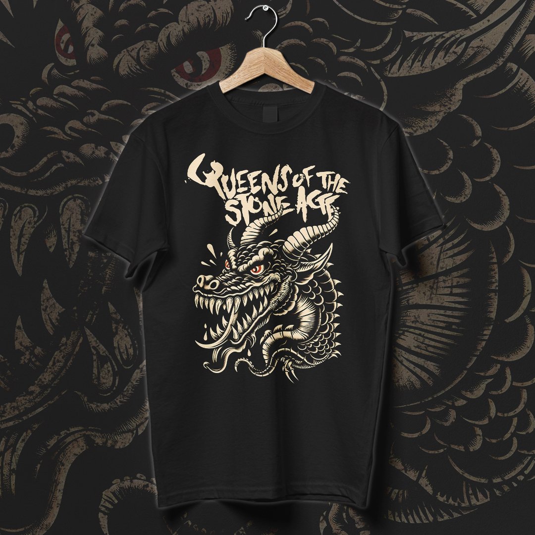 Nome do produto: Camiseta Queens Of The Stone Age | Ashborn Serpent