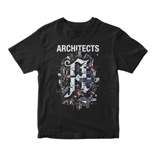 Nome do produto Camiseta Essencial Architects | Glitch Structure